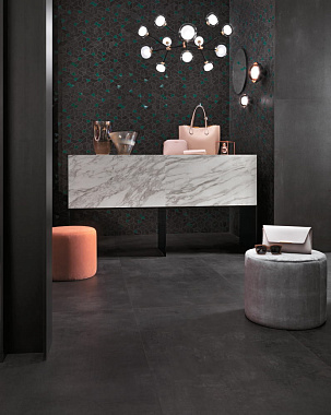 Керамическая мозаика Atlas Concord Италия Boost AN7A Tarmac Mosaico Hex Jade 25х28,5см 0,428кв.м.