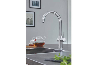 Смеситель для кухни GROHE Red II Duo 30083001 высокий излив хром