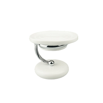 Мыльница Stil Haus Giunone G719(03) хром/белый