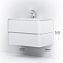 Тумба под раковину подвесная AM-PM Sensation M30FHX0802WG 48,5х80х51,5см