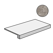 Плитка для ступеней Atlas Concord Италия Marvel Pro ADXF Grey Fleury Scalino 90х33см 0,297кв.м. матовая