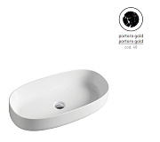 Раковина накладная ArtCeram Cognac COL005 48 00 68х35см