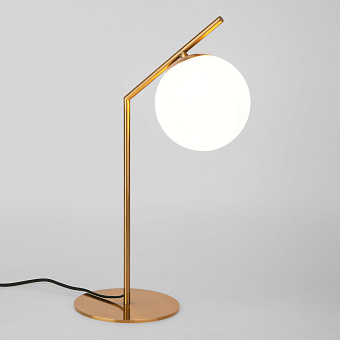 Настольная лампа Eurosvet Frost 01082/1 латунь 60Вт E27