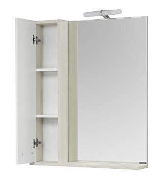 Шкаф зеркальный Акватон Бекка Pro 1A214702BAC20 14х70х85см с подсветкой