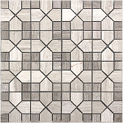 Мозаика Mir Mosaic S-line 7KB-P54 серый мрамор 30,5х30,5см 0,47кв.м.