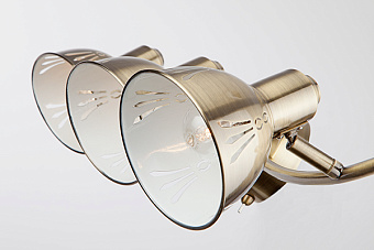 Светильник настенный Eurosvet Azimuth 20052/3 античная бронза 40Вт E14