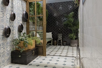 Напольная плитка PERONDA CERAMICAS FS IVY 26171 Blue 45х45см 1кв.м. матовая