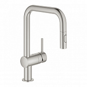 Смеситель для кухни GROHE Minta 32322DC2 выдвижной излив хром