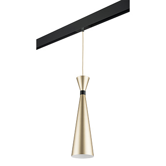 Трековый светильник Lightstar Dumo PRO816313 40Вт E27 шампань для однофазного трека