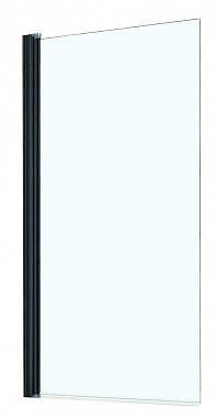 Стеклянная шторка на ванну Azario Merrit AZ-NF6211-1 800 BLACK 140х80см