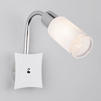 Бра Eurosvet Sherwood 20030/1 хром 40Вт E14