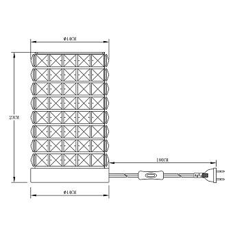 Настольная лампа Arte Lamp LOUIS A4017LT-1CC 40Вт E14