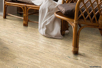 Пробковый пол CORKSTYLE CORK PRO-GLUE 915х200х6мм Comprido Vanilla Comprido Vanilla_GLUE 1,647кв.м