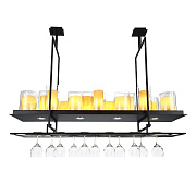 Люстра потолочная ImperiumLOFT Shelf and Candle 154976-60Вт 12 лампочек E27