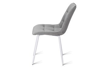 Кухонный стул AERO 47х65х87см велюр/сталь Light Grey