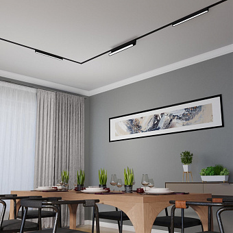 Трековый светильник Novotech SMAL 359248 18Вт LED чёрный для низковольтного трека