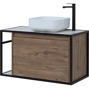 Тумба под раковину подвесная AQUANET Nova Lite Loft 261659 44х90х51,8см