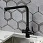 Смеситель для кухни MELANA Stello 610304PVD-B поворотный излив графит