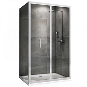 Угловое ограждение Abber Sonnenstrand AG07110-S100 195х100см стекло прозрачное