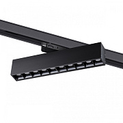 Трековый светильник Novotech ITER 358861 16Вт LED чёрный для трёхфазного трека