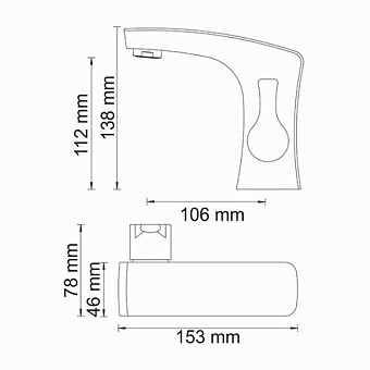 Смеситель для раковины WASSERKRAFT Berkel 4803 хром