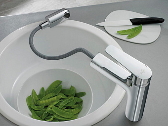 Смеситель для кухни IDEAL STANDARD CERAPLAN III B0956AA выдвижной излив хром