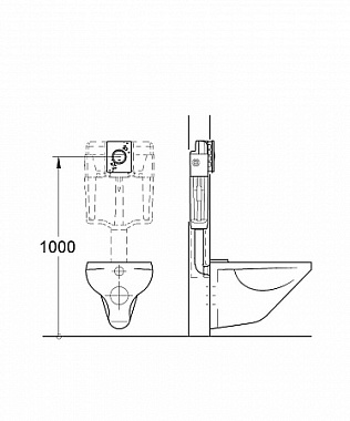 Панель смыва GROHE Nova Cosmopolitan 38847LI0 белый/хром