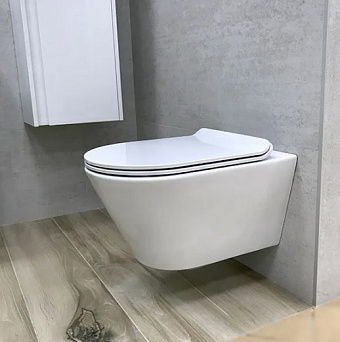 Сиденье для унитаза KERAMA MARAZZI PLM1.seat.02-WHT с микролифтом