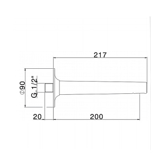 Излив Cisal VI00024021