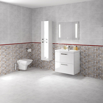 Зеркало CERSANIT LED KN-LU-LED020*80-b-Os 60х80см с подсветкой