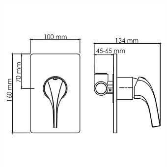 Гигиенический душ WASSERKRAFT Sauer А71097 золото