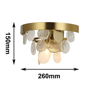 Бра Favourite Vesuvius 2905-1W 60Вт E14