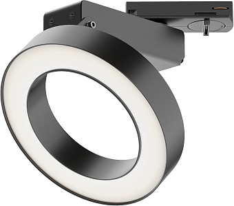 Трековый светильник Maytoni Rim TR044-1-12W3K-B 12Вт LED чёрный для однофазного трека