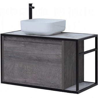 Тумба под раковину подвесная AQUANET Nova Lite Loft 261656 44х90х51,8см