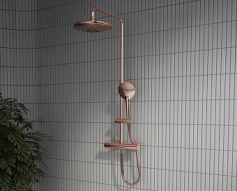 Душевая система VITRA Aquaheat A4720526EXP медь