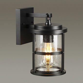 Светильник фасадный Odeon NATURE 4964/1W 60Вт IP44 E27 чёрный
