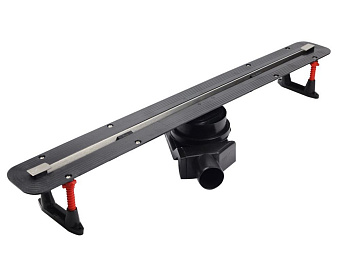 Щелевой душевой трап Pestan Confluo Slim Line 650 74,8х11,6см горизонтальный сток