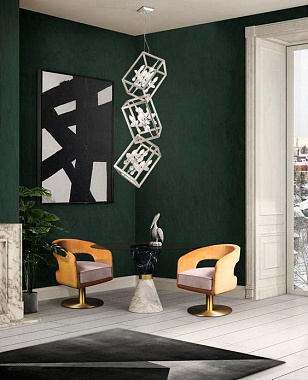 Люстра подвесная Lucia Tucci INESSA 3850.12 silver 720Вт 12 лампочек E14