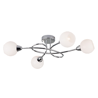 Светильник потолочный Eurosvet Whitney 30133/4 хром 40Вт E14