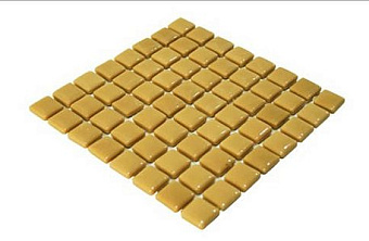 Стеклянная мозаика Роскошная мозаика МС 5055 бежевый 30х30см 0,54кв.м.