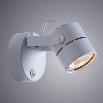 Светильник настенный Arte Lamp MIZAR A1311AP-1WH 50Вт GU10