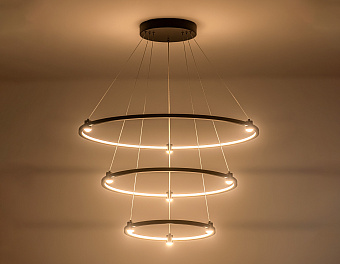 Люстра подвесная Ambrella COMFORT LineTech FL5514 90Вт 12 лампочек LED