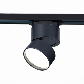 Трековый светильник ST Luce ST651 ST651.446.09 9Вт LED чёрный для однофазного трека