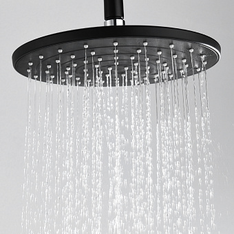 Верхний душ WASSERKRAFT Elbe 7400 A077 чёрный