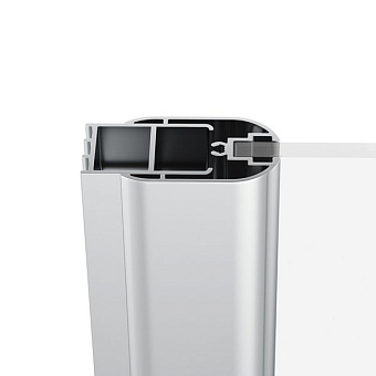 Правая стенка душевого угла RAVAK Chrome CPS-100 195х100см стекло прозрачное