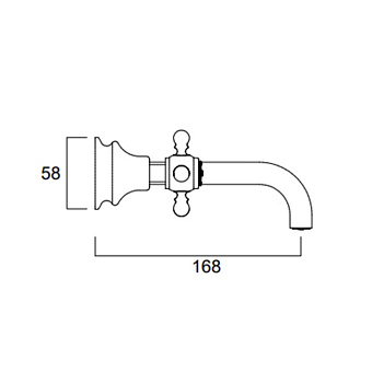 Смеситель для раковины SIMAS Б/С смесители VIBLI cr хром