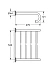 Полка в ванную округлая GROHE Euphoria Cube System 40660001 1-ярусная 27,9х54,2см хром