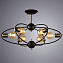 Люстра потолочная Arte Lamp GLASGOW A1963PL-6BK 40Вт 6 лампочек E27
