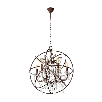 Люстра подвесная Loft It Foucaults Orb Crystal LOFT1897/6 240Вт 6 лампочек E14