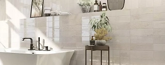 Настенная плитка MAINZU BELLAGIO PT03234 Bellagio bianco 30х10см 1,02кв.м. глянцевая